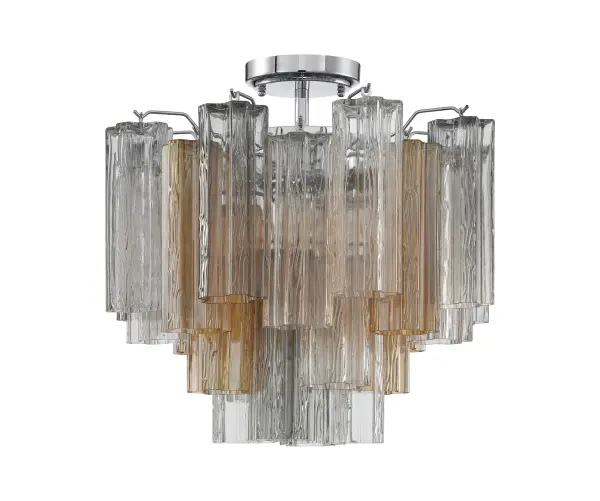 Stunning Mid-Century Statement Piece with Iconic Tronchi Glass Design - Image 8