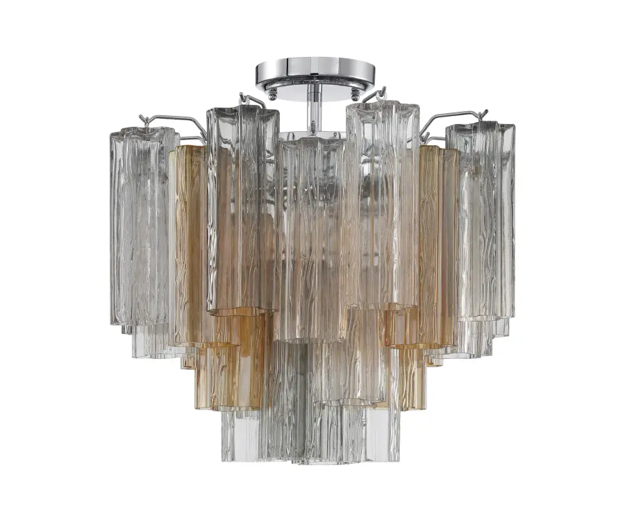 Stunning Mid-Century Statement Piece with Iconic Tronchi Glass Design - Image 8