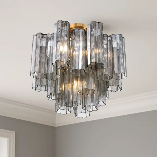 Stunning Mid-Century Statement Piece with Iconic Tronchi Glass Design - Image 77