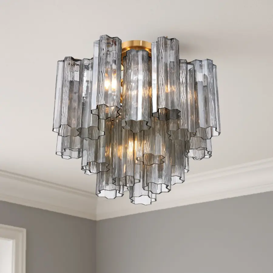 Stunning Mid-Century Statement Piece with Iconic Tronchi Glass Design - Image 77