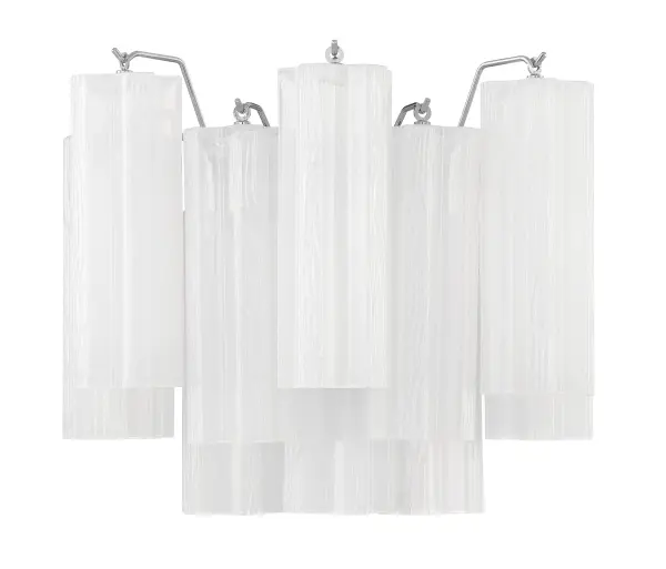 Addis 14.5" Wall Sconce in Polished Chrome with Autumn Glass - Image 23