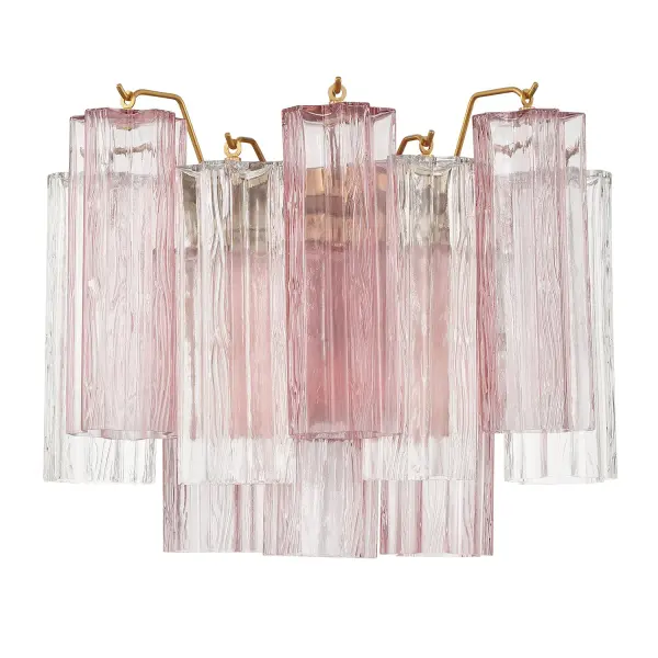 Addis 14.5" Wall Sconce in Polished Chrome with Autumn Glass - Image 30