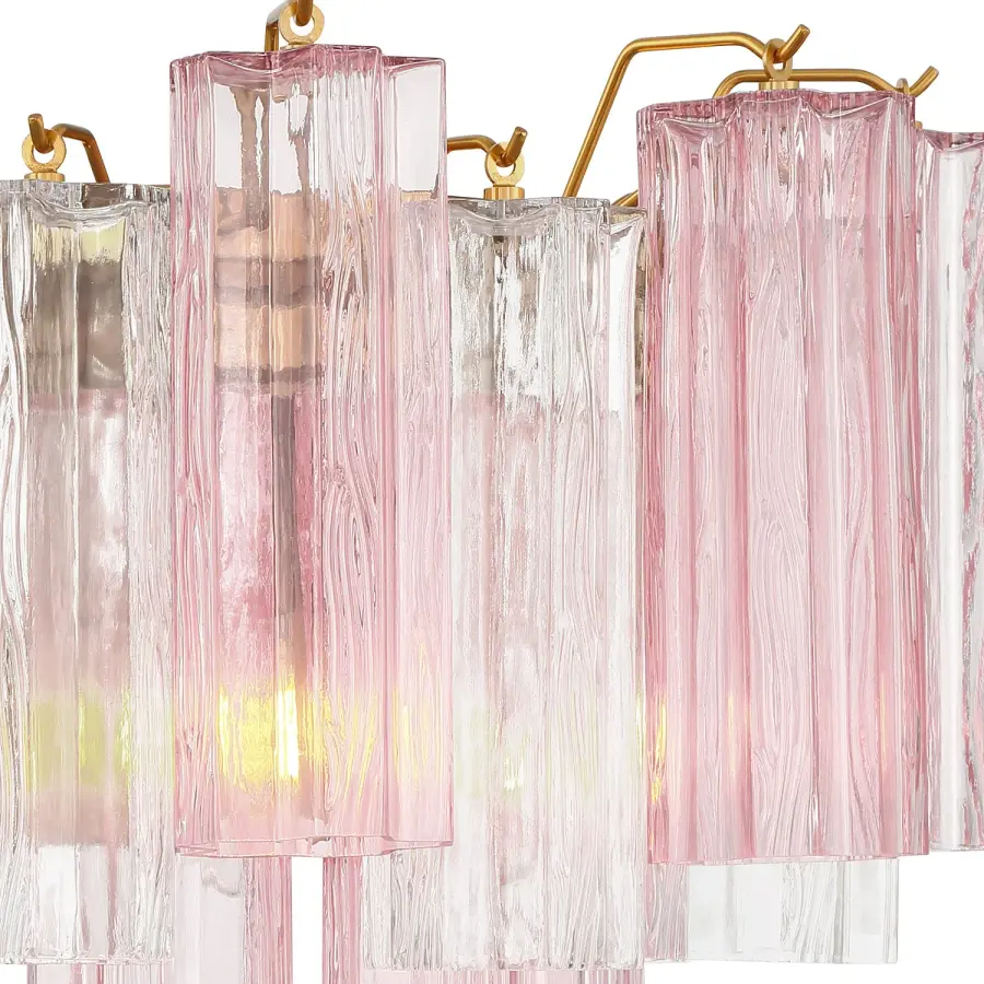 Addis 14.5" Wall Sconce in Polished Chrome with Autumn Glass - Image 33