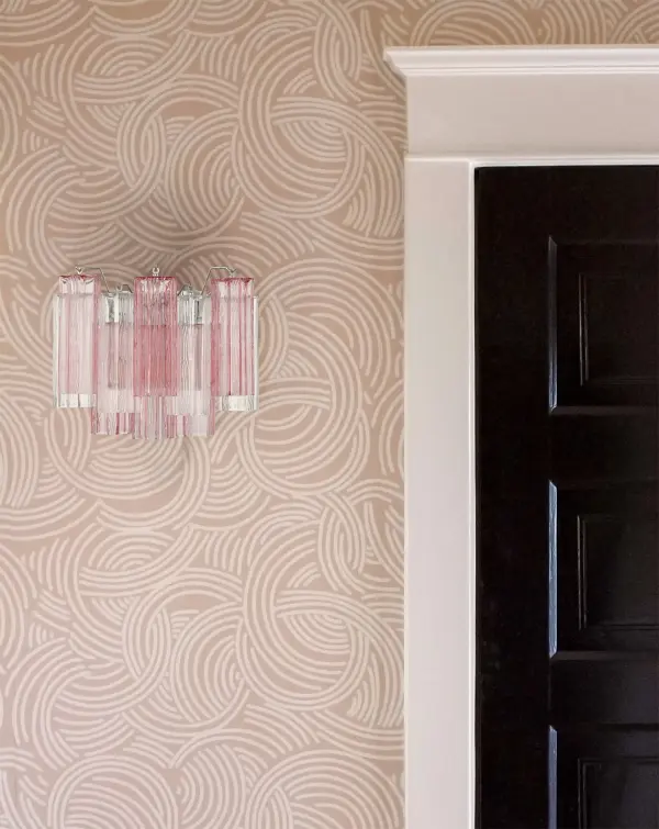 Addis 14.5" Wall Sconce in Polished Chrome with Autumn Glass - Image 6
