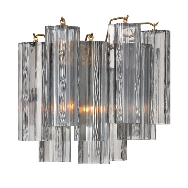 Addis 14.5" Wall Sconce in Polished Chrome with Autumn Glass - Image 53
