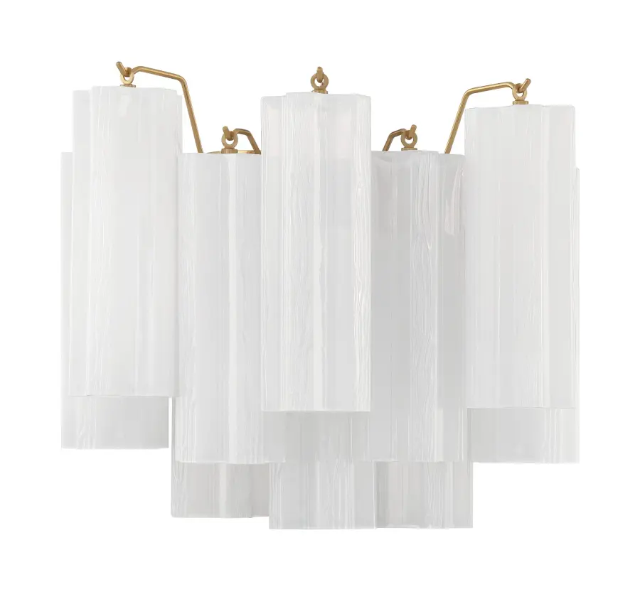 Addis 14.5" Wall Sconce in Polished Chrome with Autumn Glass - Image 58