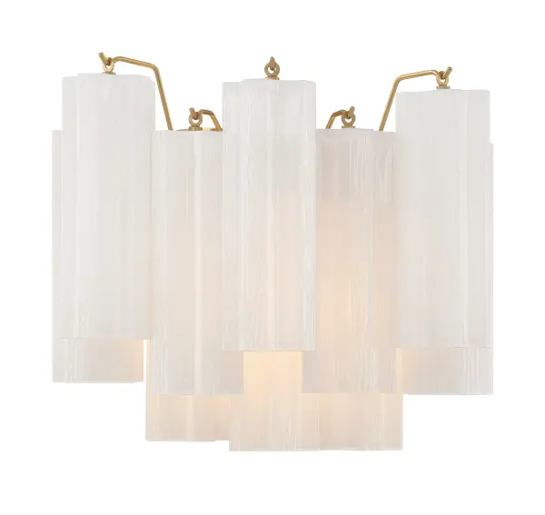 Addis 14.5" Wall Sconce in Polished Chrome with Autumn Glass - Image 59