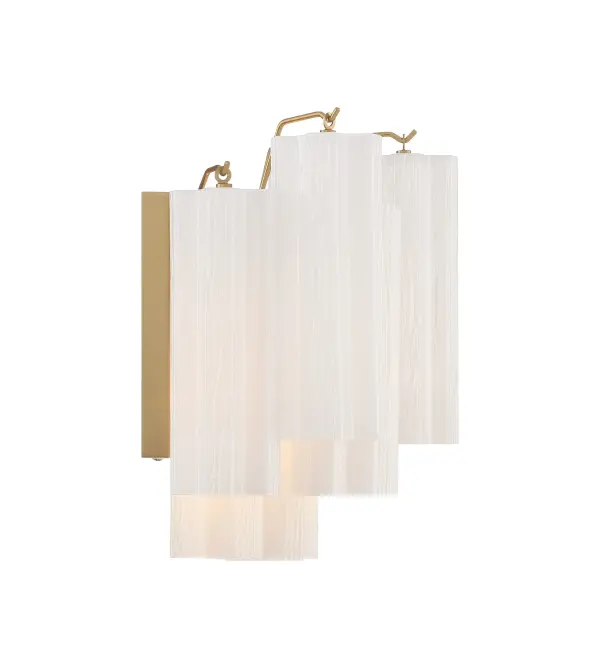 Addis 14.5" Wall Sconce in Polished Chrome with Autumn Glass - Image 61