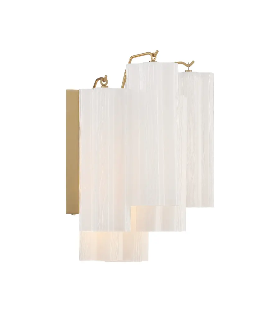 Addis 14.5" Wall Sconce in Polished Chrome with Autumn Glass - Image 61