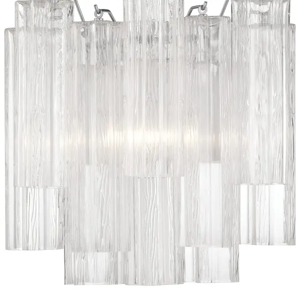 Addis 14.5" Wall Sconce in Polished Chrome with Autumn Glass - Image 19