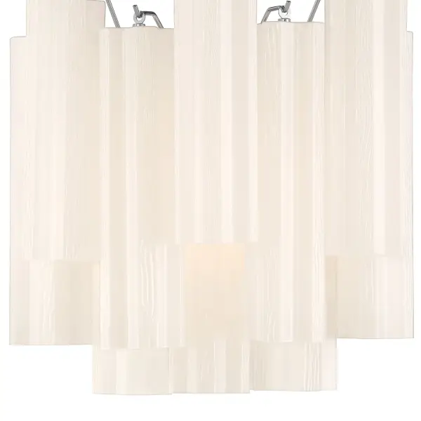 Addis 14.5" Wall Sconce in Polished Chrome with Autumn Glass - Image 33