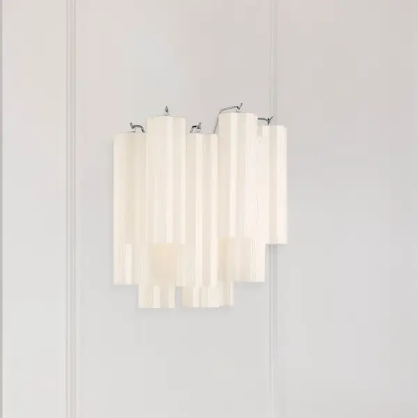 Addis 14.5" Wall Sconce in Polished Chrome with Autumn Glass - Image 34