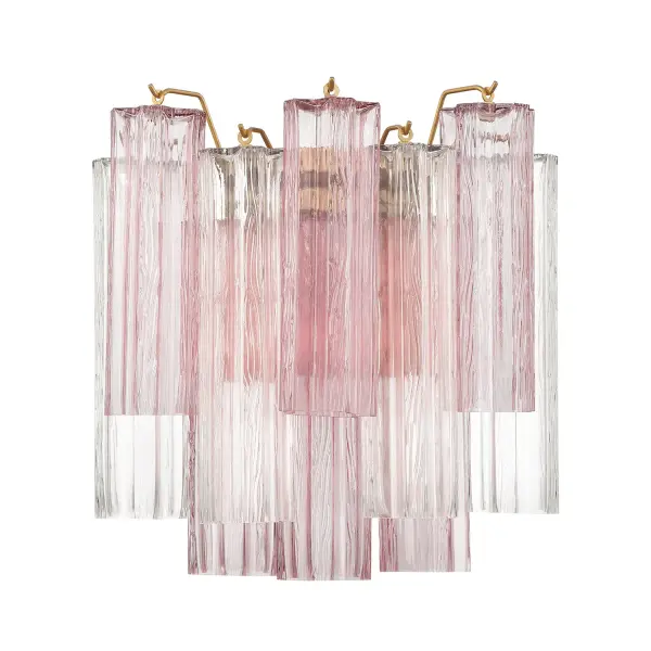 Addis 14.5" Wall Sconce in Polished Chrome with Autumn Glass - Image 38