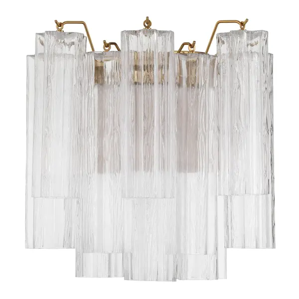 Addis 14.5" Wall Sconce in Polished Chrome with Autumn Glass - Image 59