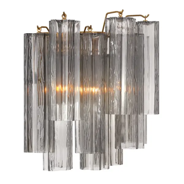 Addis 14.5" Wall Sconce in Polished Chrome with Autumn Glass - Image 67
