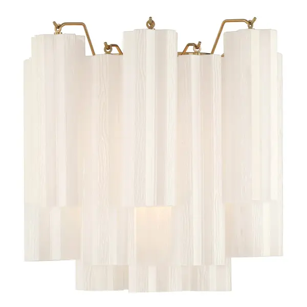 Addis 14.5" Wall Sconce in Polished Chrome with Autumn Glass - Image 72