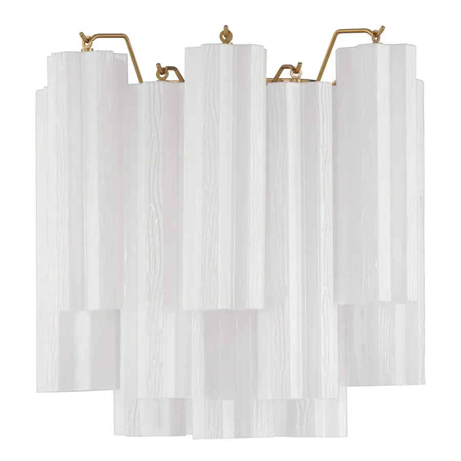 Addis 14.5" Wall Sconce in Polished Chrome with Autumn Glass - Image 73