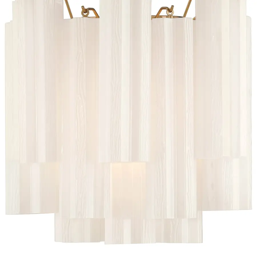 Addis 14.5" Wall Sconce in Polished Chrome with Autumn Glass - Image 76