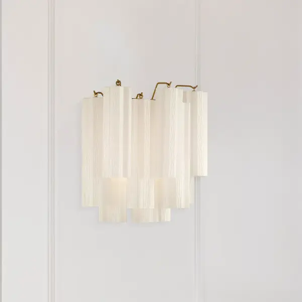 Addis 14.5" Wall Sconce in Polished Chrome with Autumn Glass - Image 77