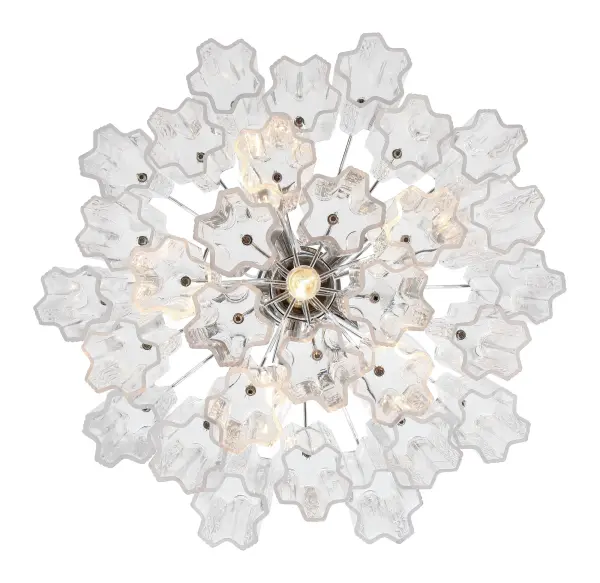 Addis 19.75" Chandelier in Aged Brass with Amber Glass - Image 18