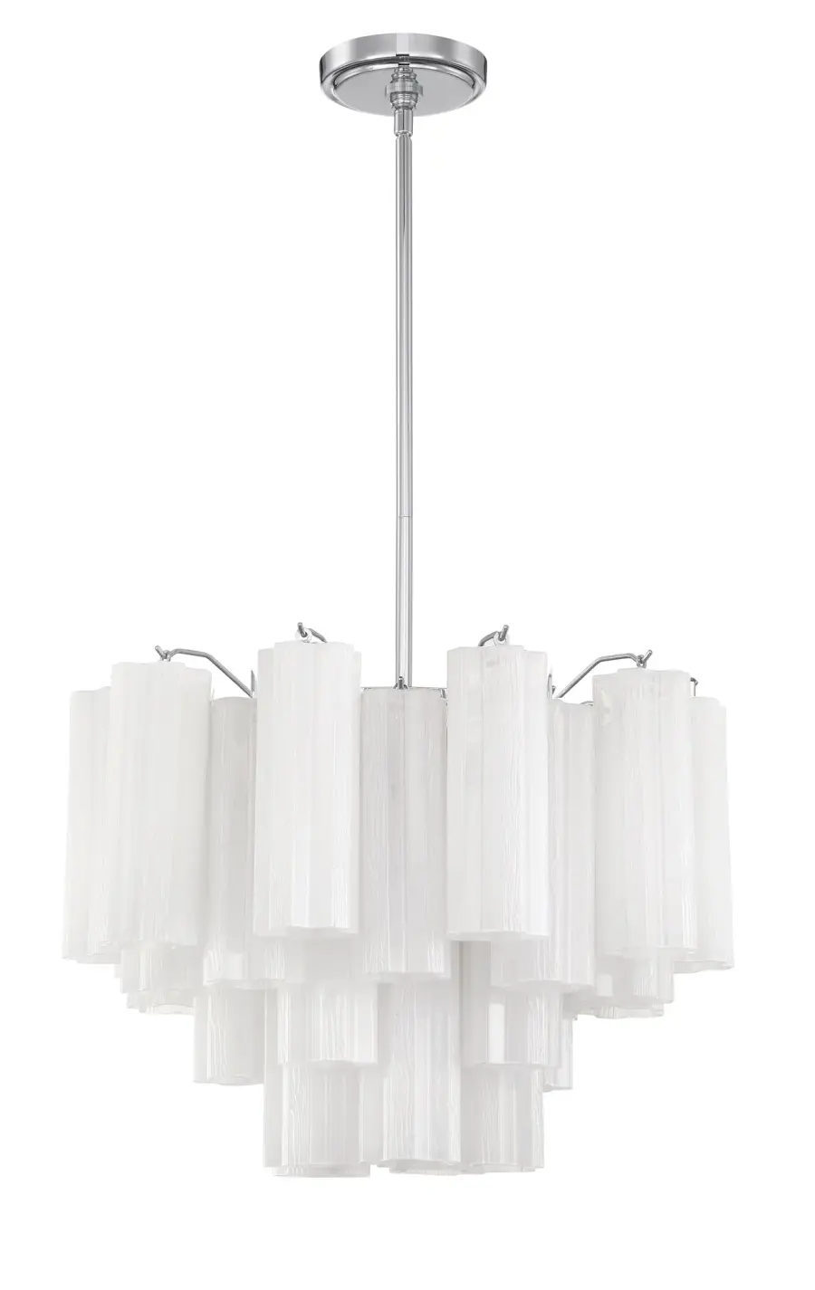 Addis 19.75" Chandelier in Aged Brass with Amber Glass - Image 29