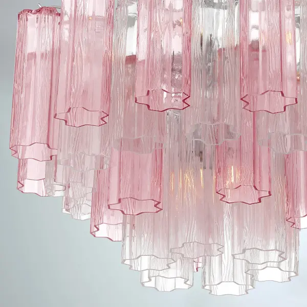 Addis 19.75" Chandelier in Aged Brass with Amber Glass - Image 5