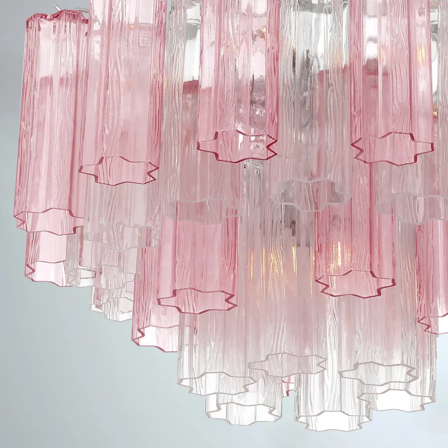 Addis 19.75" Chandelier in Aged Brass with Amber Glass - Image 5