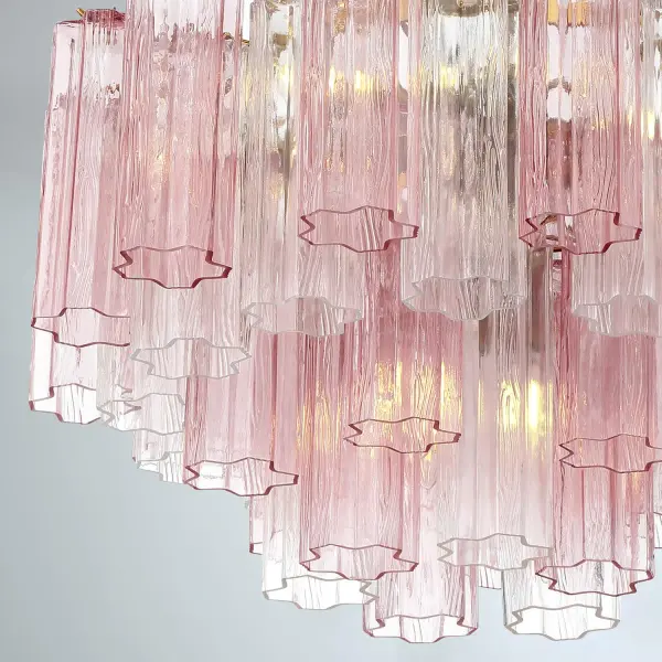 Addis 19.75" Chandelier in Aged Brass with Amber Glass - Image 41