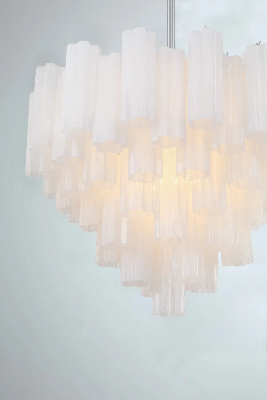 Addis 26.75" Chandelier in Aged Brass with Amber Glass - Image 36