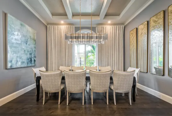 Addis 51.75" Linear Chandelier in Polished Chrome with Autumn Glass - Image 24