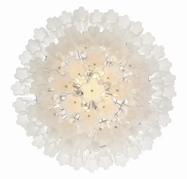 Addis 31.5" Chandelier in Polished Chrome with Autumn Glass - Image 33