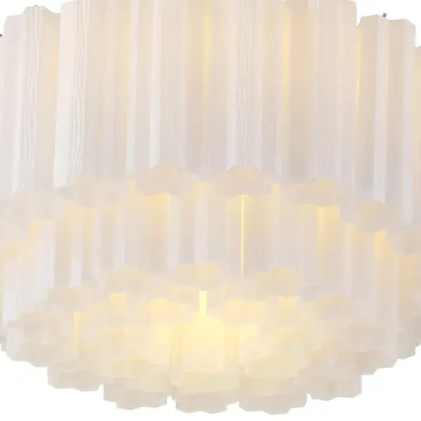 Addis 22.25" Flush Mount in Polished Chrome with Autumn Glass - Image 78