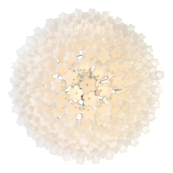 Addis 49" Chandelier in Aged Brass with Amber Glass - Image 75