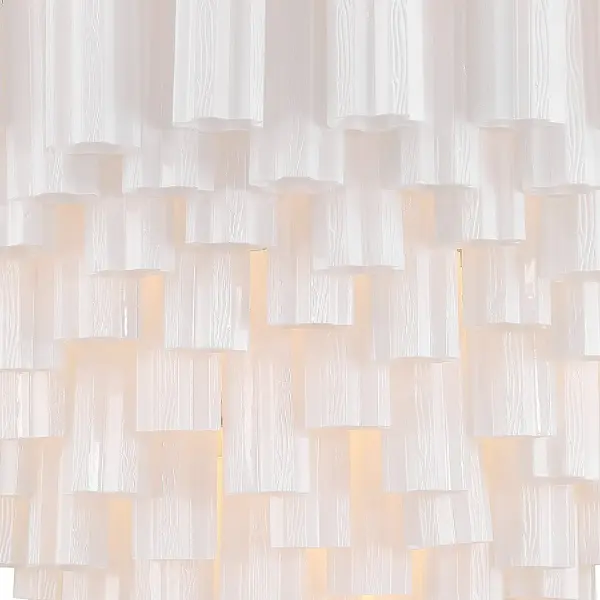 Addis 49" Chandelier in Aged Brass with Amber Glass - Image 76