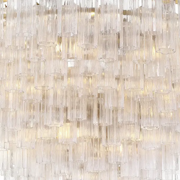 Addis 62" Chandelier in Polished Chrome with Autumn Glass - Image 17