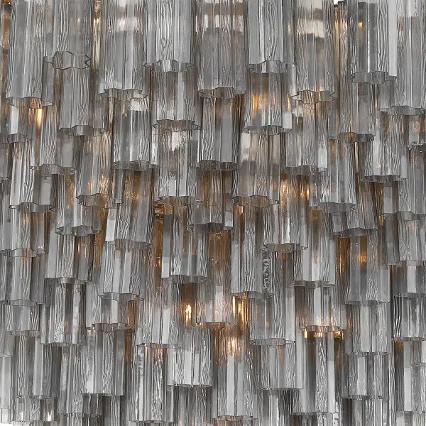 Addis 62" Chandelier in Polished Chrome with Autumn Glass - Image 23