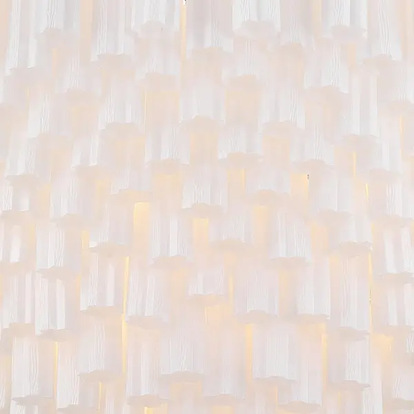 Addis 62" Chandelier in Polished Chrome with Autumn Glass - Image 66