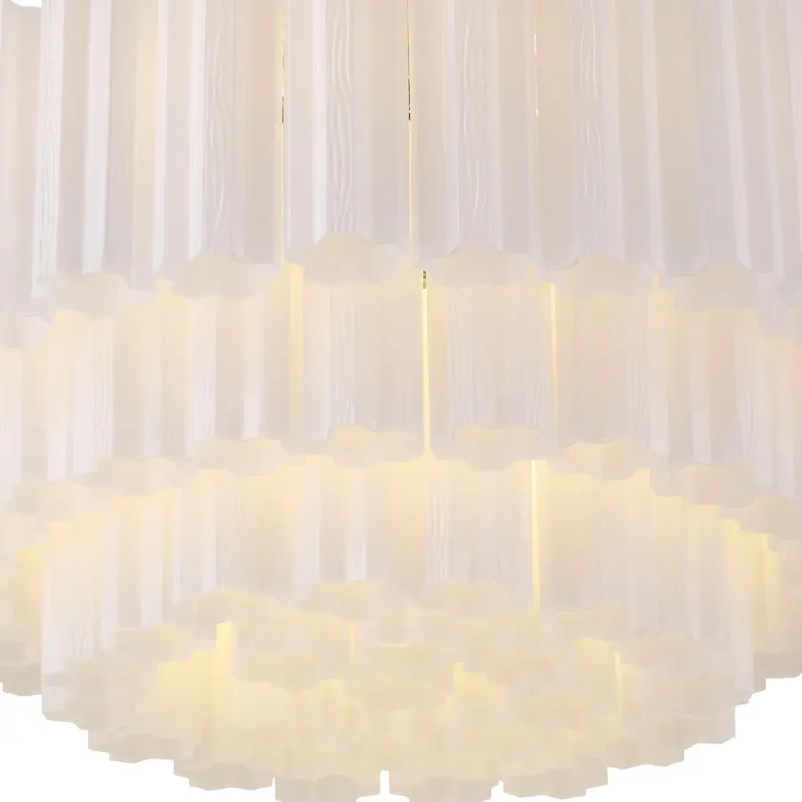Addis 32" Flush Mount in Aged Brass with Amber Glass - Image 33
