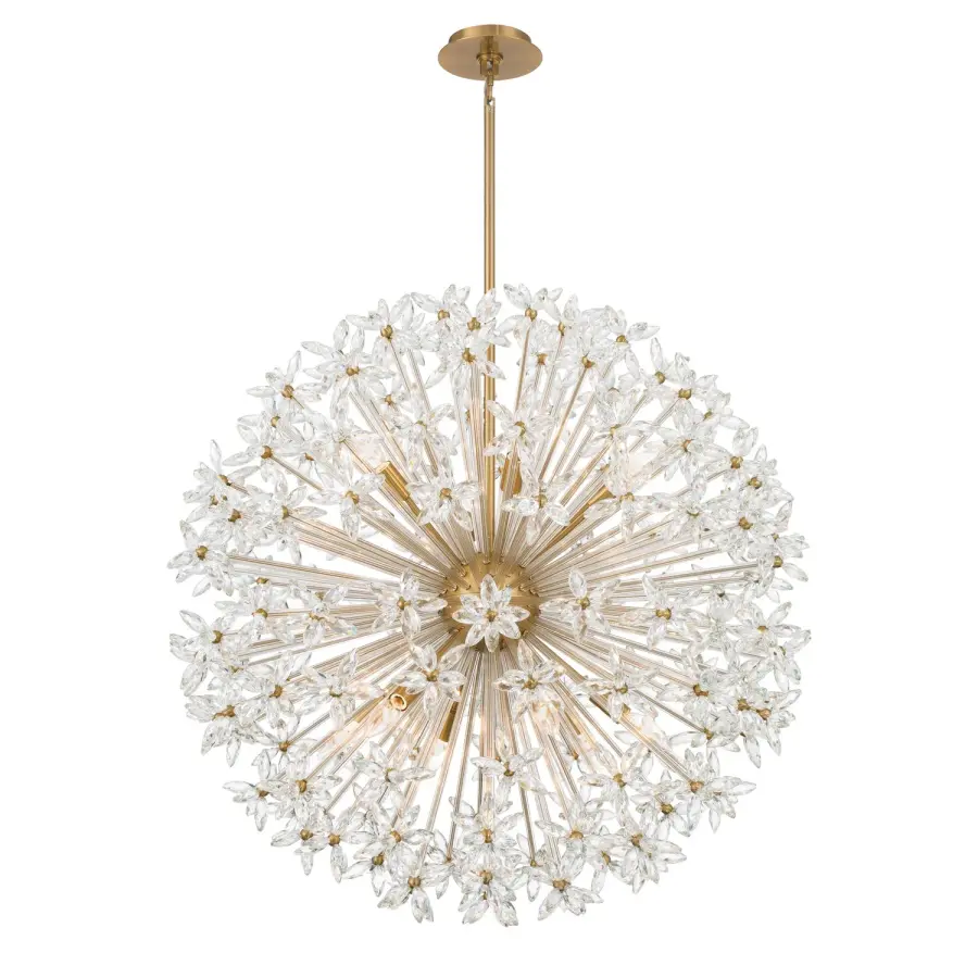 Adley 34" Crystal Chandelier - Image 1