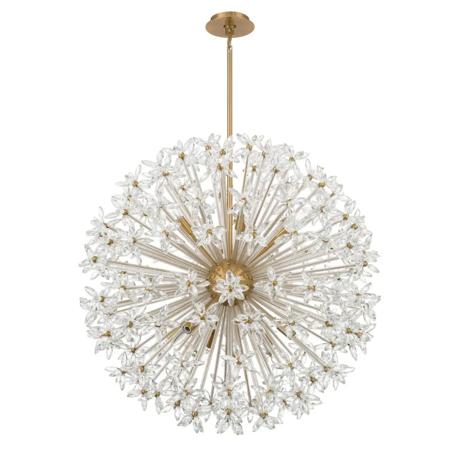 Adley 34" Crystal Chandelier - Image 2