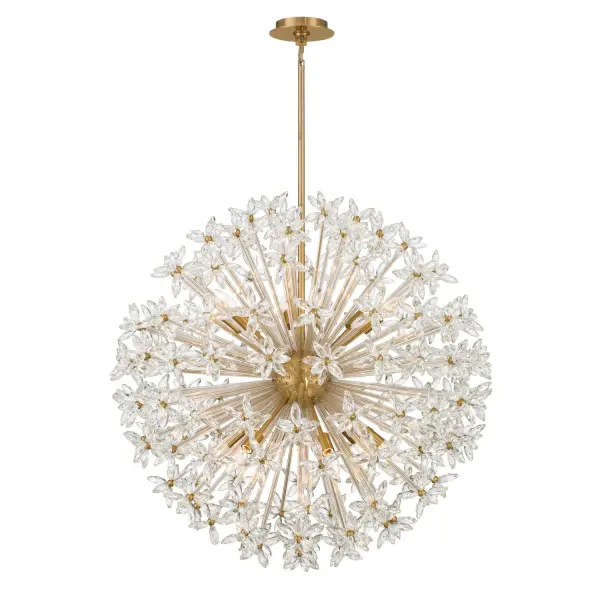 Adley 34" Crystal Chandelier - Image 3