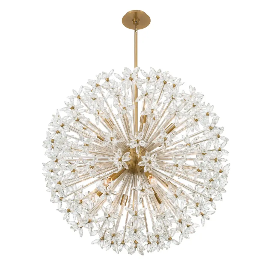 Adley 34" Crystal Chandelier - Image 4