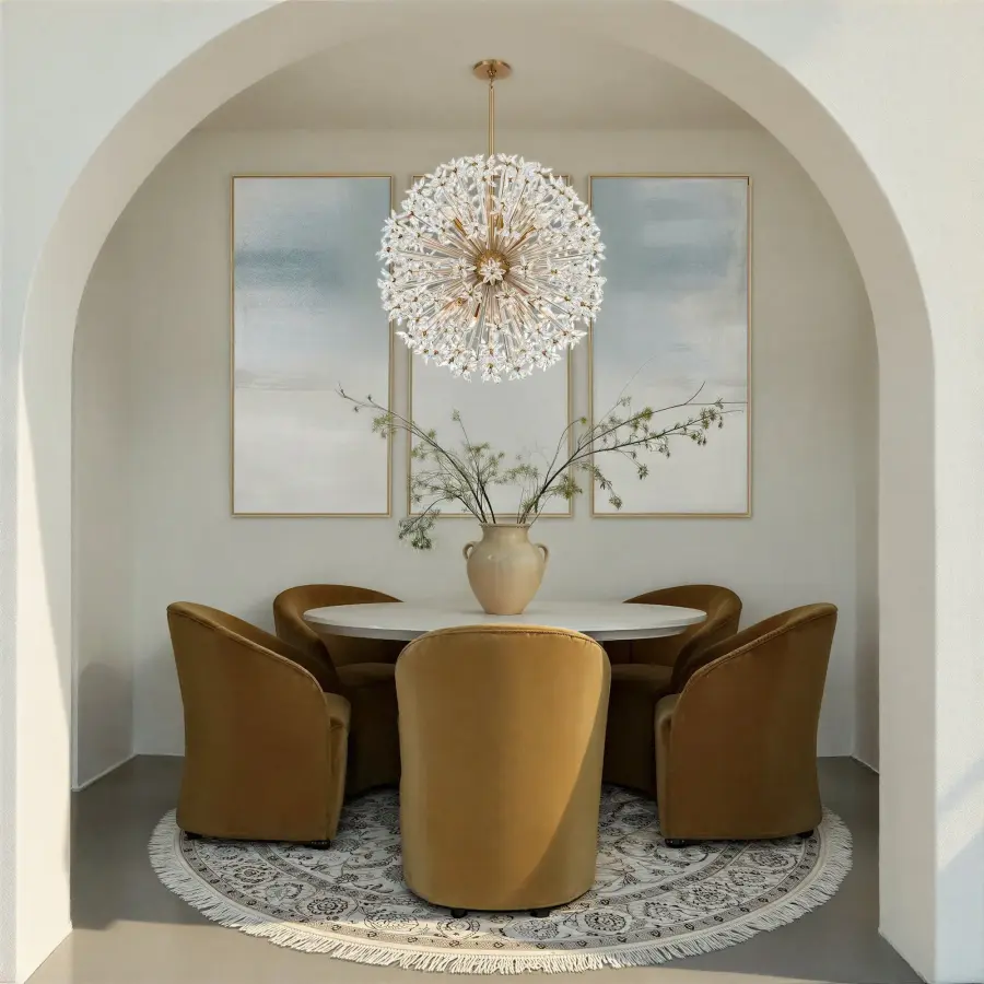 Adley 34" Crystal Chandelier - Image 7