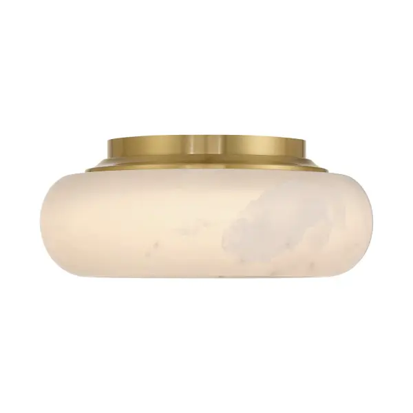 Acme 11.75" Integrated LED Flush Mount in Aged Brass - Image 4