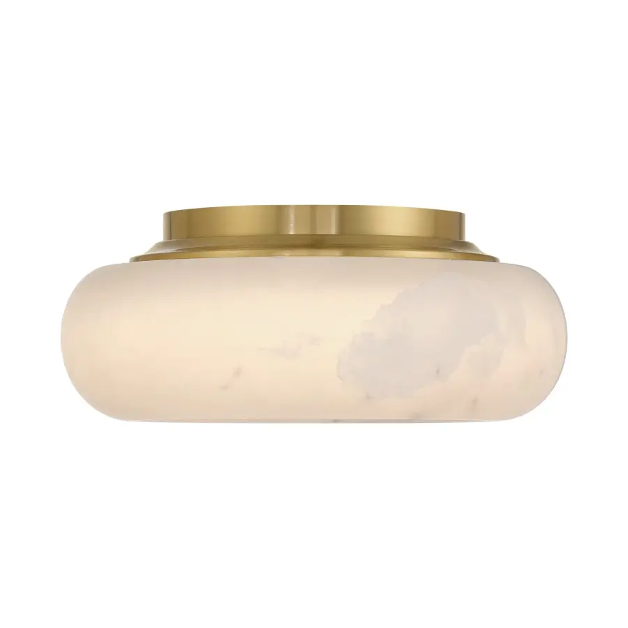 Acme 11.75" Integrated LED Flush Mount in Aged Brass - Image 4