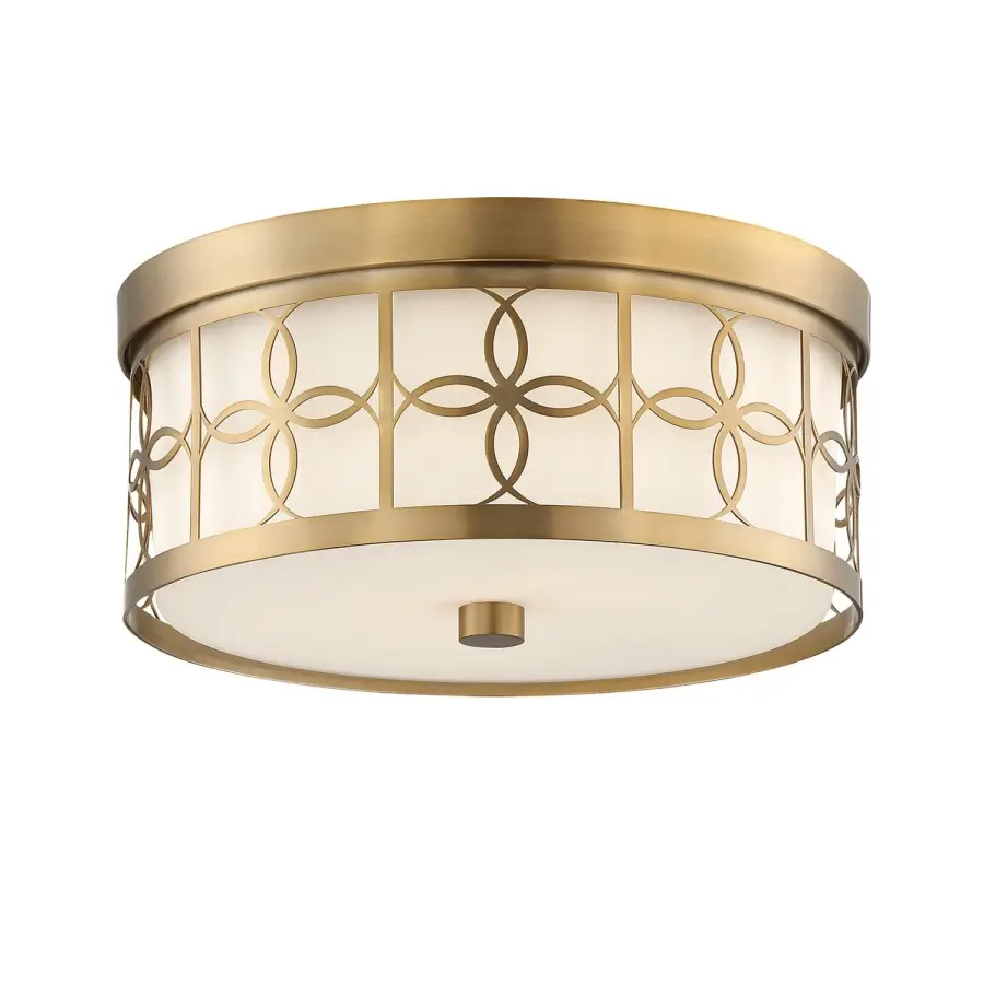 Anniversary 13.5" Flush Mount in Polished Nickel - Image 1