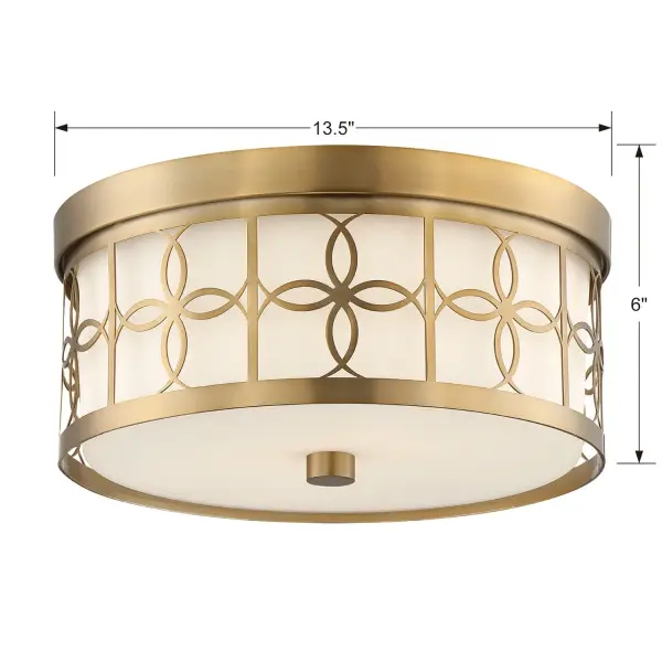 Anniversary 13.5" Flush Mount in Polished Nickel - Image 5