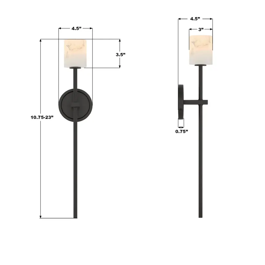Aragon 4.5" LED Sconce - Image 21