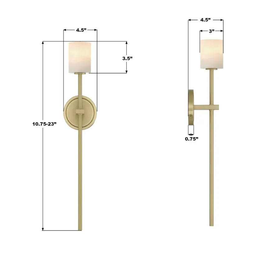 Aragon 4.5" LED Sconce - Image 10