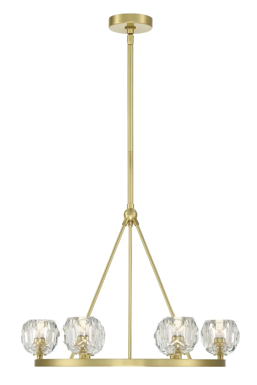 Aragon 24" LED Chandelier in Matte Black - Image 2